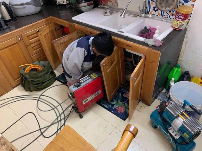 Thông tắc bồn rửa bát ở Vinh uy tín - Khảo sát miễn phí, không đục phá 100% 1 thông tắc bồn rửa bát ở vinh