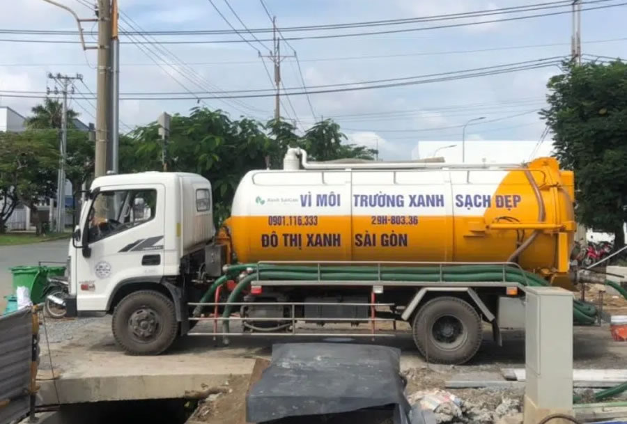 Hút hầm cầu vệ sinh Diễn Châu Yên Thành Quỳnh Lưu Hoàng Mai