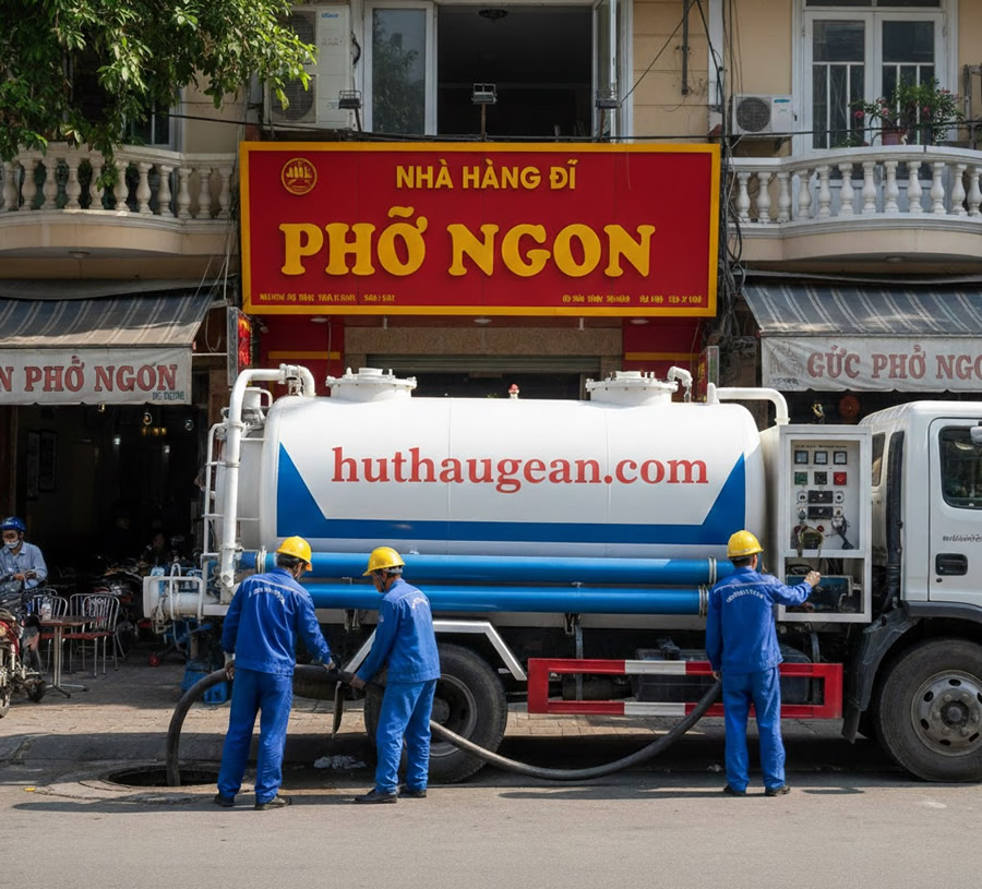Danh s&aacute;ch đơn vị h&uacute;t hầm cầu th&ocirc;ng tắc bể phốt Vinh Nghệ An