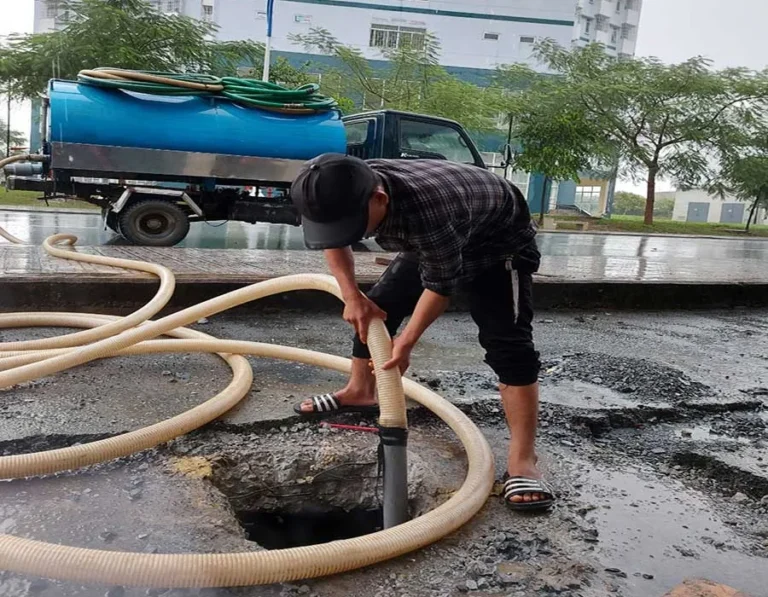 thông tắc cống tại con cuông nghệ an