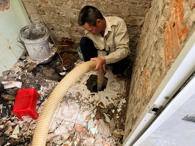 thông tắc cống tại yên thành nghệ an